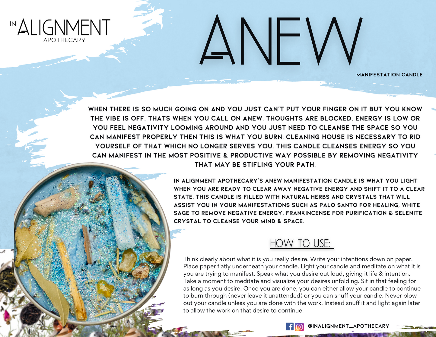 ANEW Manifestation Candle